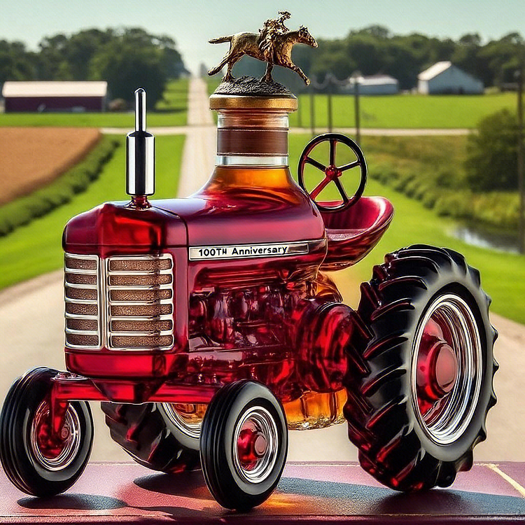 100 ÉV FARMALL Whisky Palack
