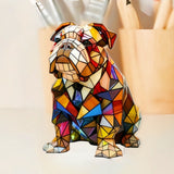 Elegáns Bulldog Figura Lámpa