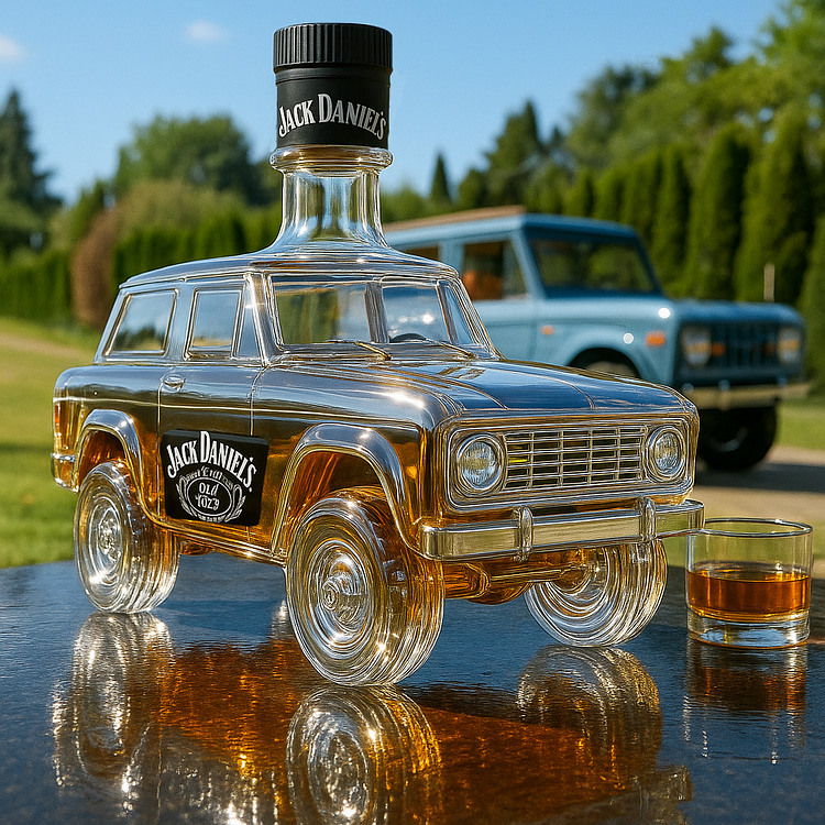 Ford Bronco (1966–1977) Klasszikus gyűjtői whiskey palack