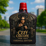 Ozzy Osbourne Dombornyomott Üveg Limitált Kiadású Whiskey Palack-5