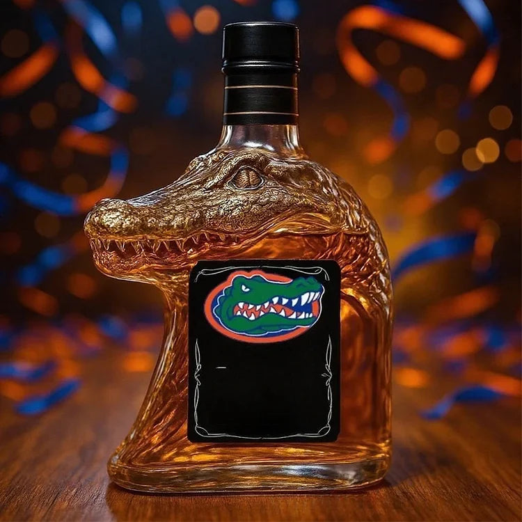 Krokodil alakú whiskey karafa