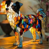Border Collie Figura Lámpa