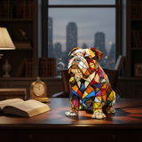 Elegáns Bulldog Figura Lámpa